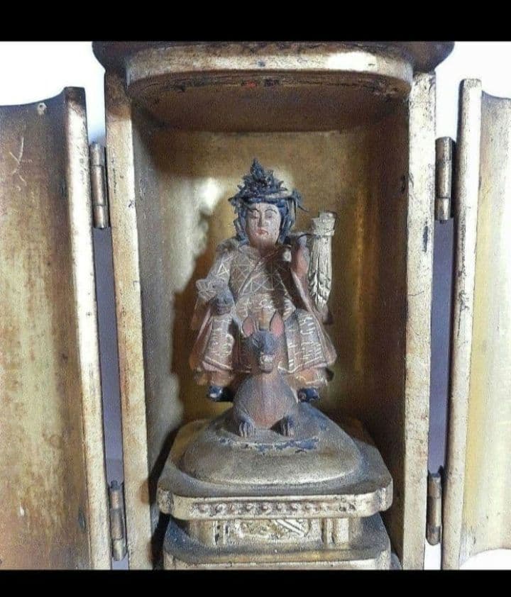 【最上位経王大菩薩 】厨子　仏像　神像