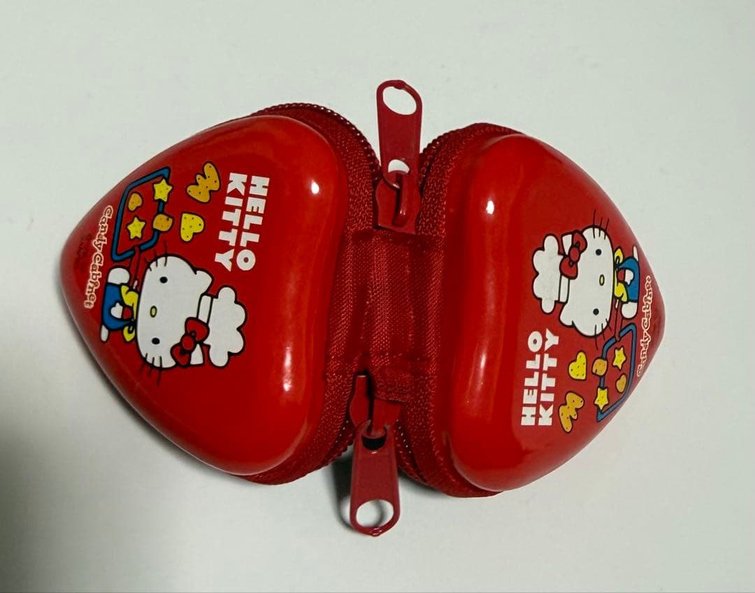 キティちゃん ハート ファスナー缶 平成レトロ サンリオ 小物入れ レア