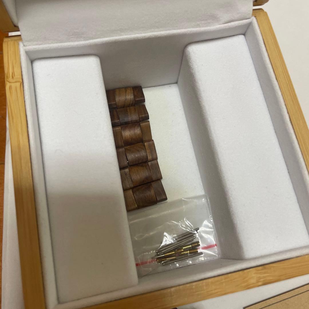 NOZ ダブルムーブメントモデル/レッドジャスパーサンダルウッド天然木バンド