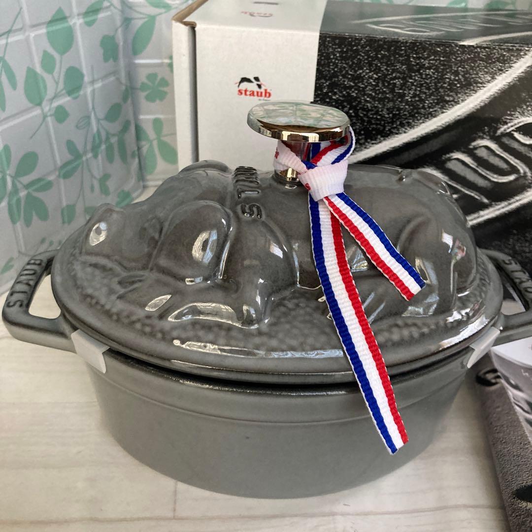 新品未使用　Staub ストウブ ピギーココット　17㎝　1.0L