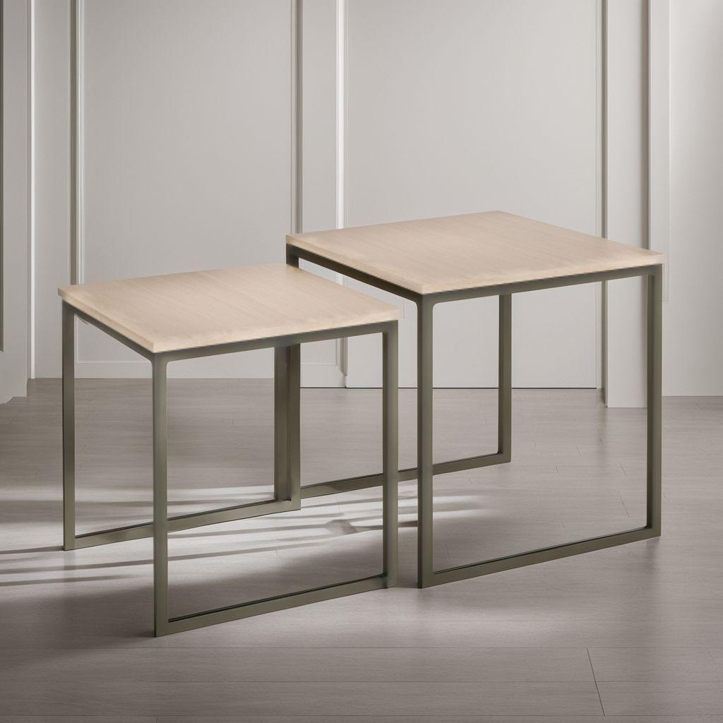 2個セット ネストテーブル 木製 おしゃれ サイドテーブル