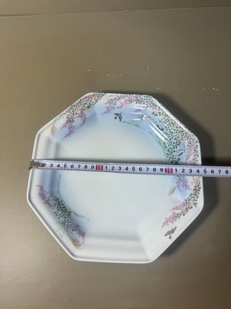 2541 深川製磁 萩花見 八角盛皿 未使用 - メルカリ