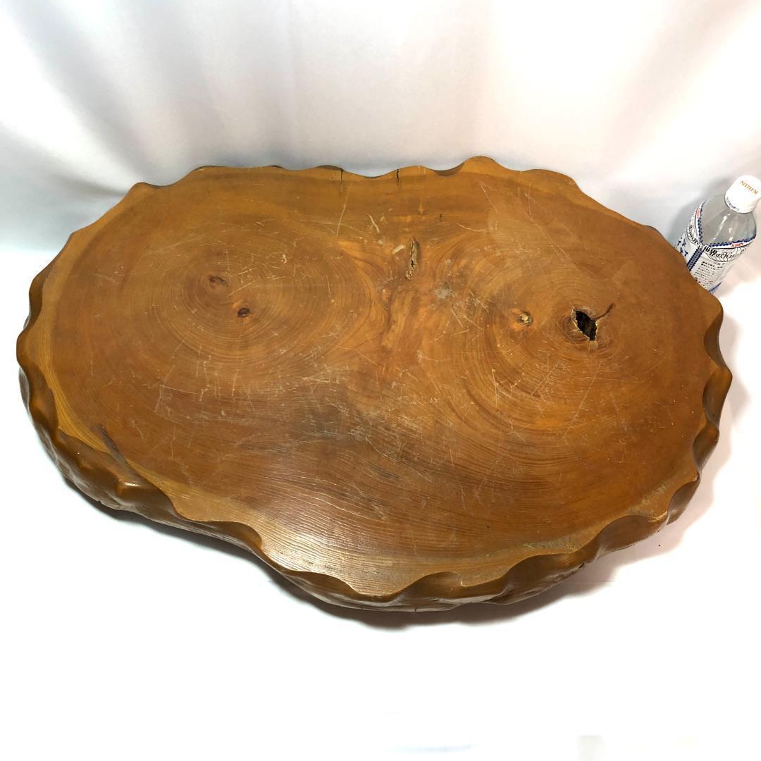 盆栽台、華台　花台　盆栽卓　飾り台　天然木 　75㎝、10.4kg