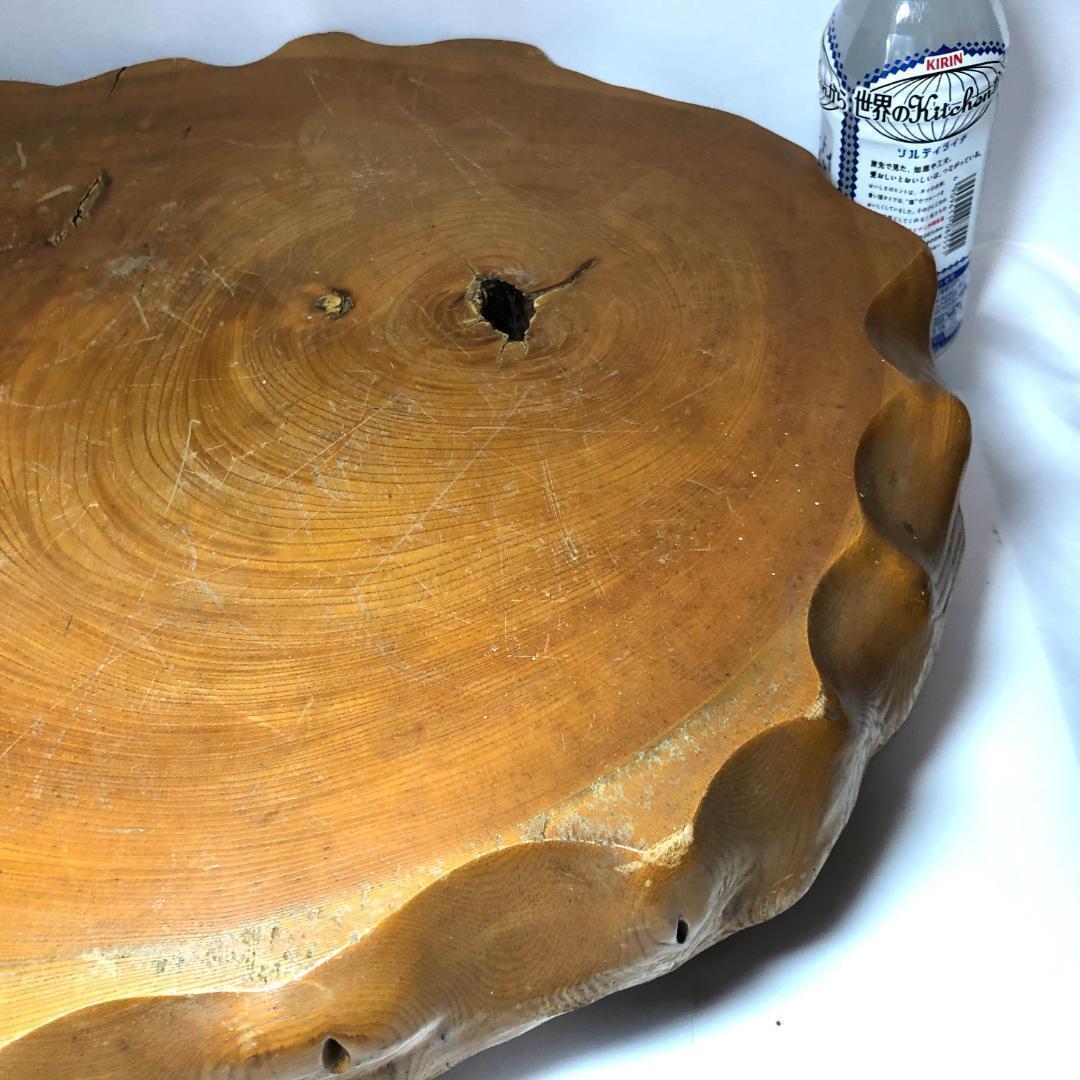 盆栽台、華台　花台　盆栽卓　飾り台　天然木 　75㎝、10.4kg