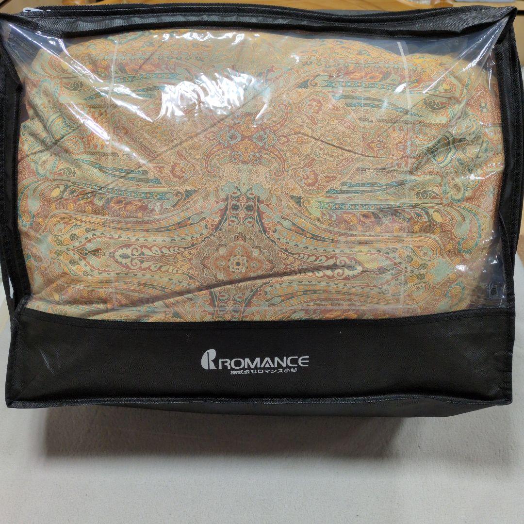 ロマンス小杉羽毛布団ダウン90%1.2kgピンク