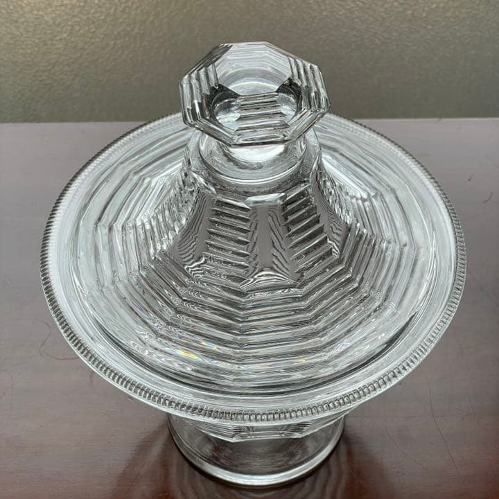 極稀少オールドバカラBACCARATドラジェワール菓子器1840年