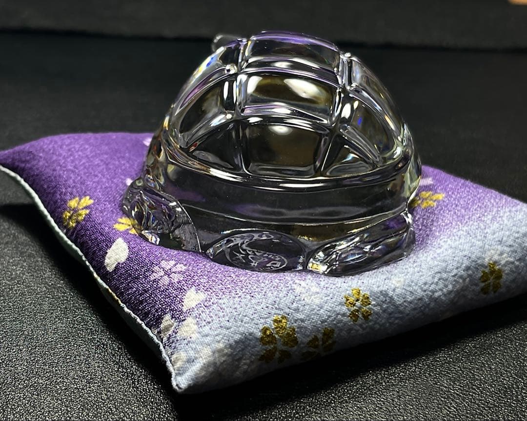 Baccarat バカラ 亀 カメ 縁起物