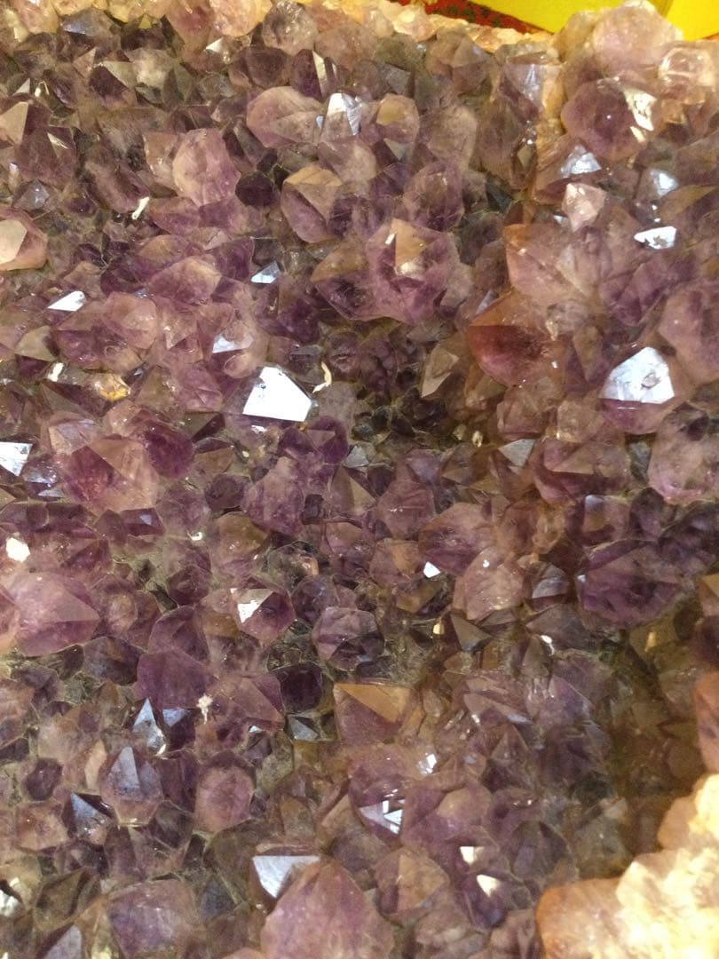 アメジストクラスター約4.2K g アメジストクラスター　観賞石