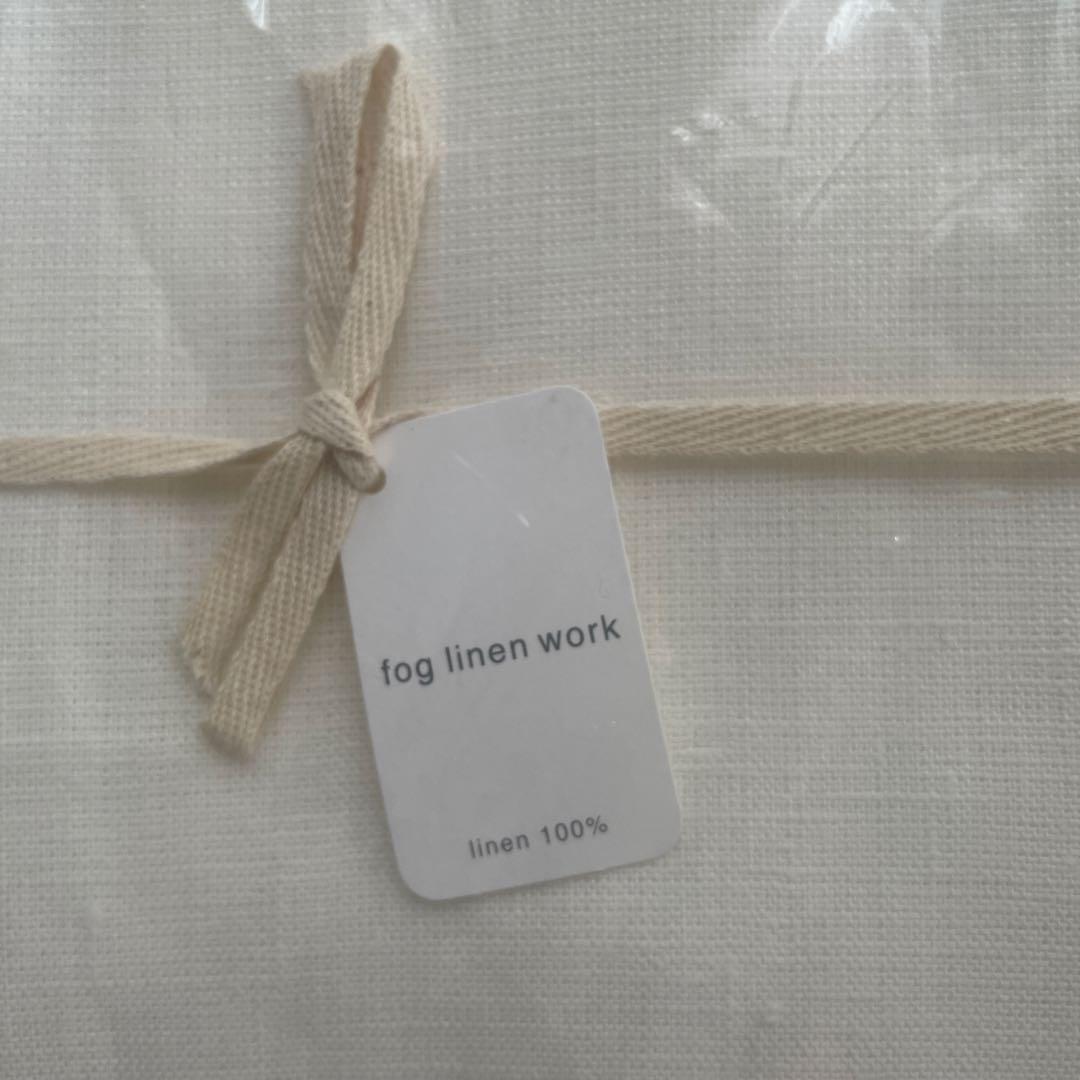 fog linen work 枕カバー ホワイト2枚