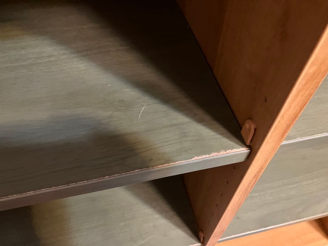 棚　本棚　ラック　雑貨収納　収納棚　緑　みどり　カントリー調　木製　ウッド調