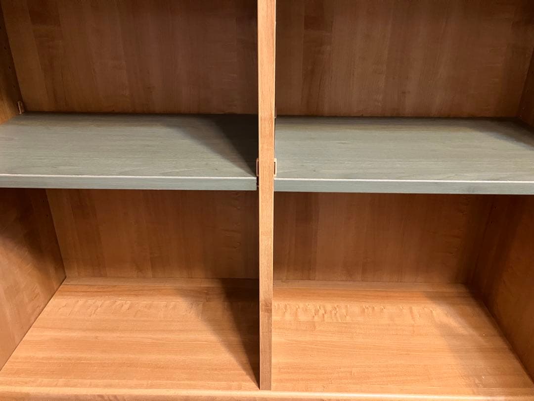 棚　本棚　ラック　雑貨収納　収納棚　緑　みどり　カントリー調　木製　ウッド調