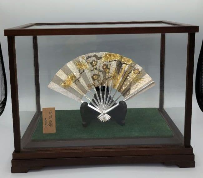 純銀 扇 武比古作 金属工芸 銀製品 - メルカリ