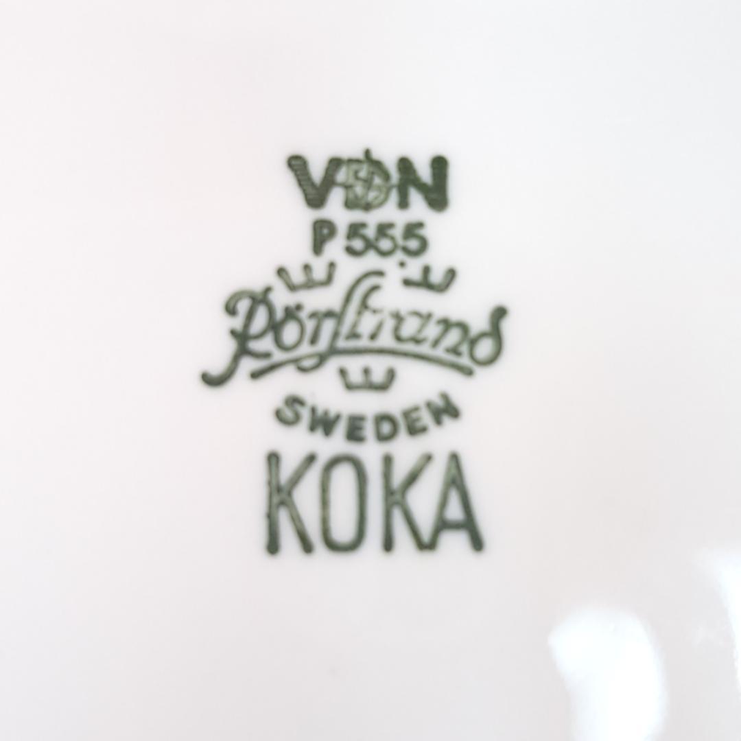 KOKA17cmプレート6枚セット//ヴィンテージ