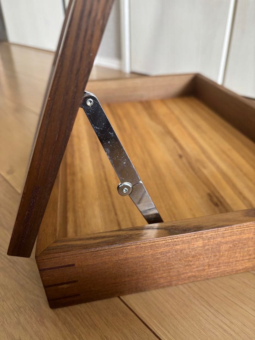 木製ガラス蓋付きディスプレイケース