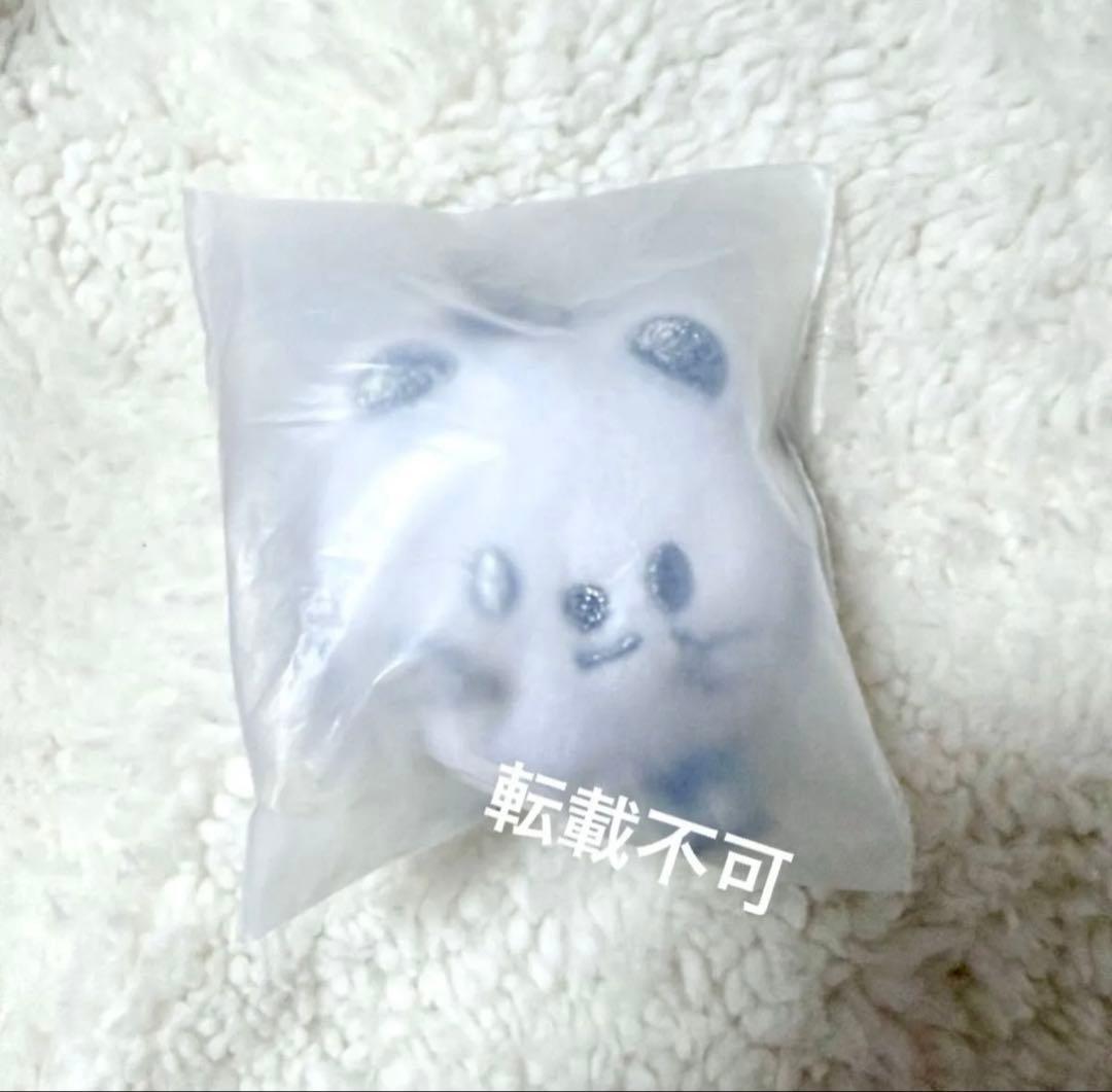 ヒョンジン plush bag マグネット シルバー キーリング