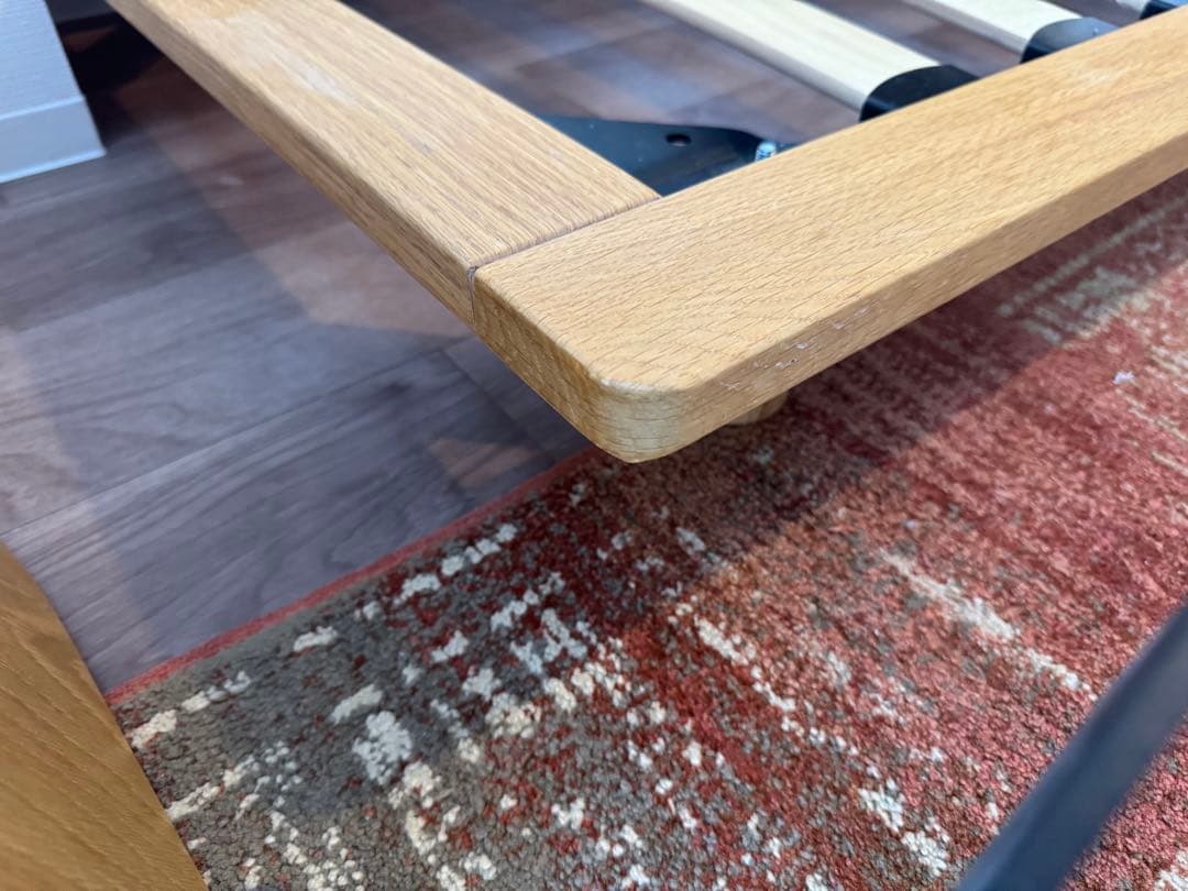 【無印良品】木製シングルベッドフレーム スモール　ヘッドボード付き