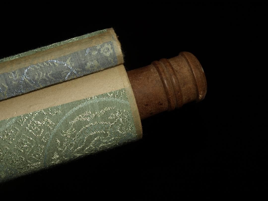 民間仕入れ品 中国明時代の肉筆 掛け軸BD329A12-1