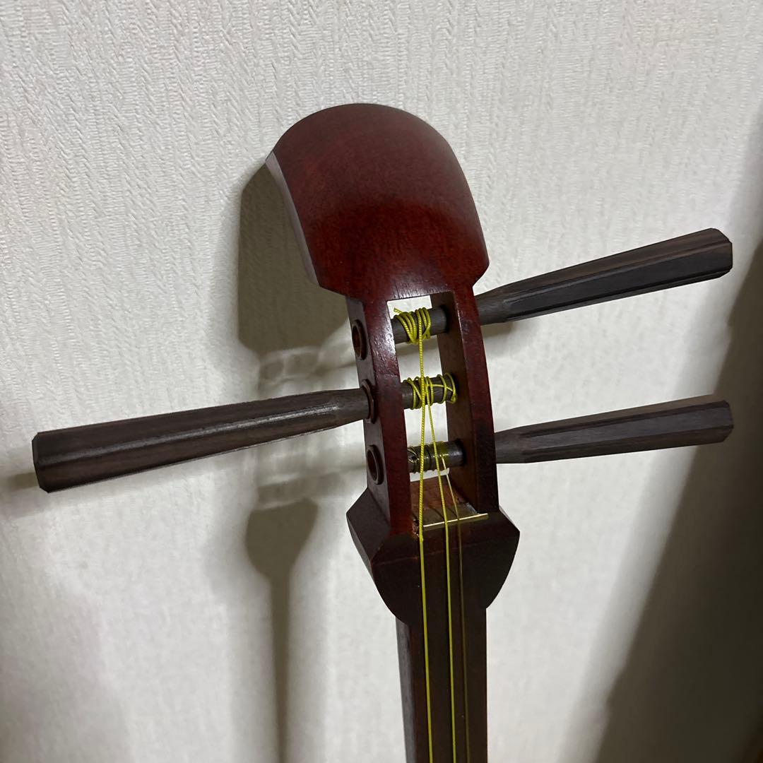 三味線　和楽器　バチ　べっこう風　撥　弦　駒　ハードケース