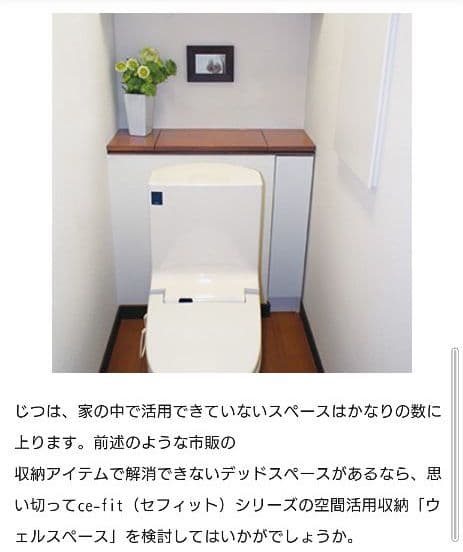 新品 セフィット製 木目 Bタイプ トイレカウンターユニット