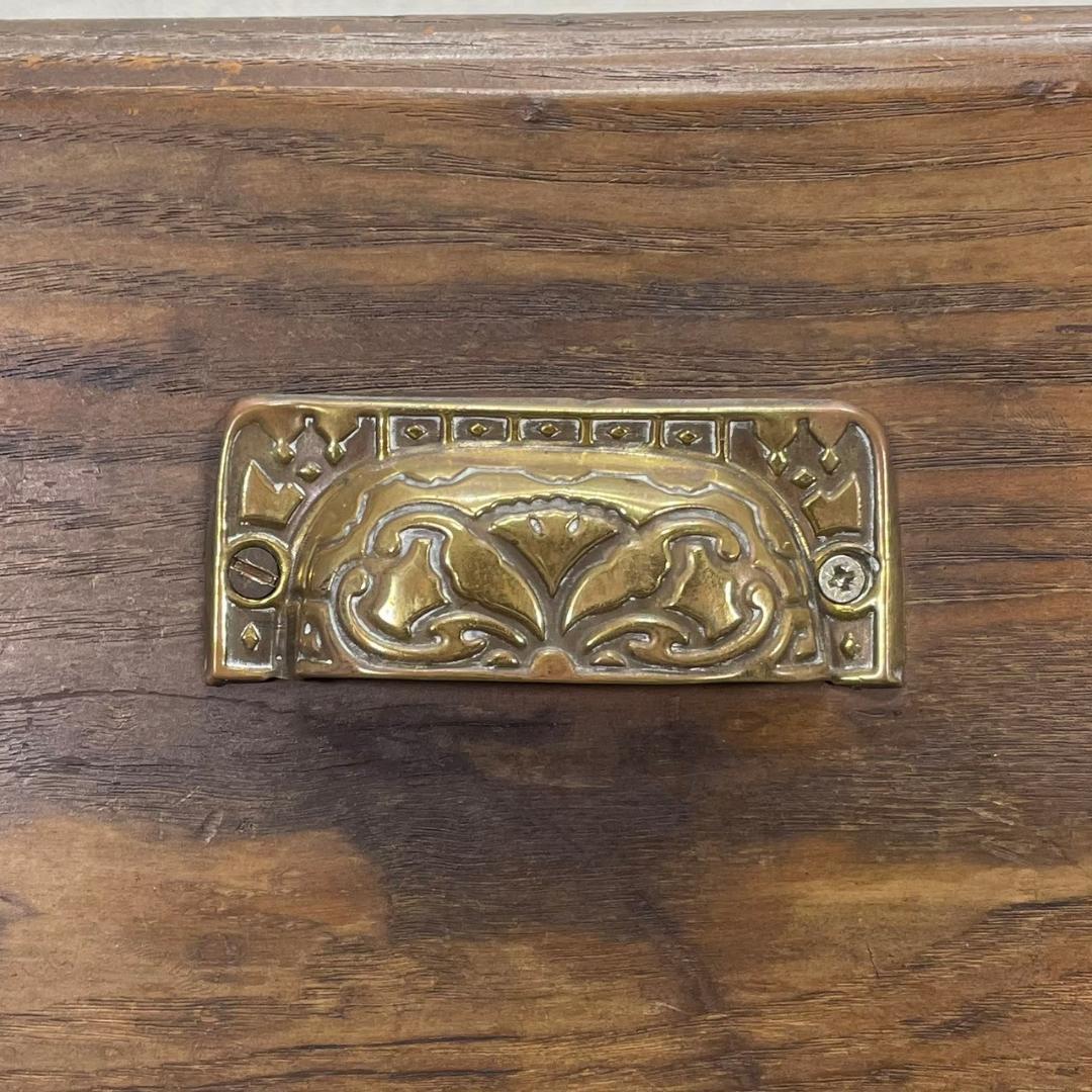 ヴィンテージ 木製本棚 モールガラス ガラスキャビネット 食器棚 古家具 収納