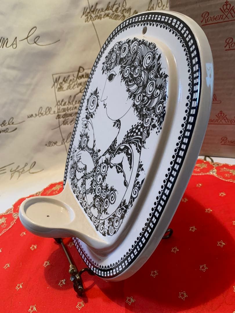 ビヨンヴィンブラッド　ビンテージのローゼンタール社のロウソク立て壁掛けプレート！