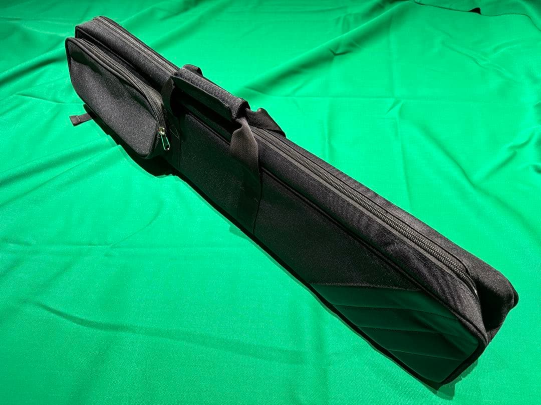 ビリヤードキューケース（3B×4Sモデル）新品　ソフトケース　ブラック　軽量