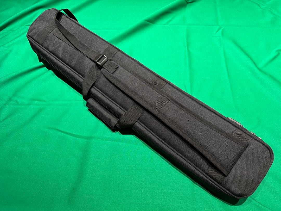 ビリヤードキューケース（3B×4Sモデル）新品　ソフトケース　ブラック　軽量