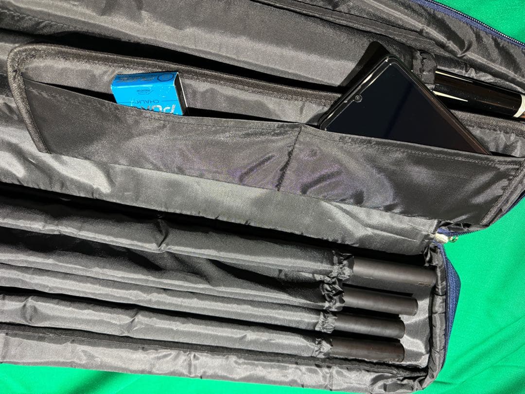 ビリヤードキューケース（3B×4Sモデル）新品　ソフトケース　ブラック　軽量