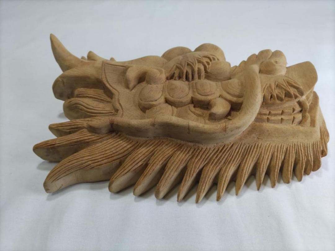 【龍頭】社寺仏閣、山車、屋台、神殿、だんぢり彫刻 　幅30ｃｍ