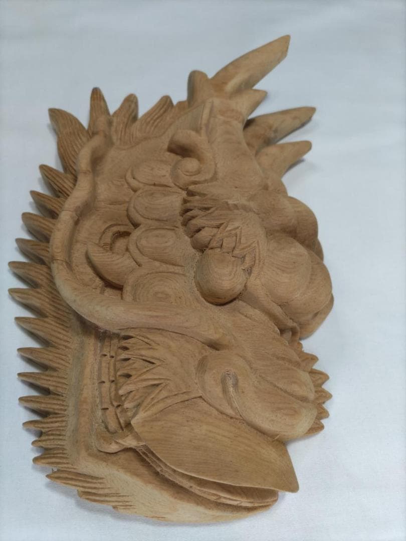 【龍頭】社寺仏閣、山車、屋台、神殿、だんぢり彫刻 　幅30ｃｍ