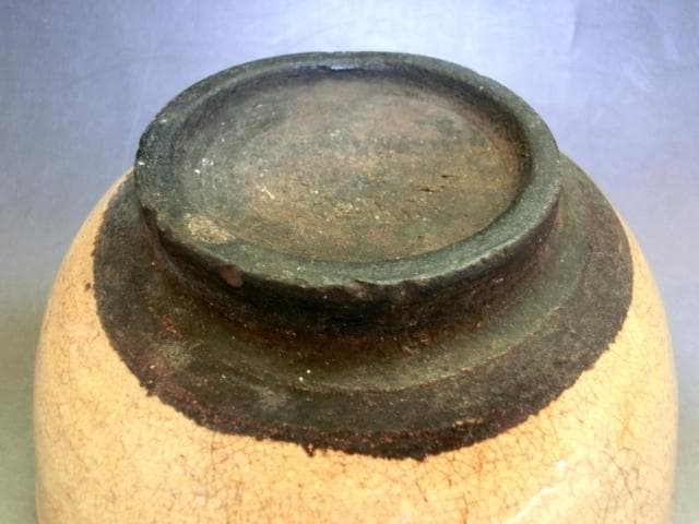 片口□古い時代物の古萩片口 古い酒器 経年貫入 茶器 古美術 時代物