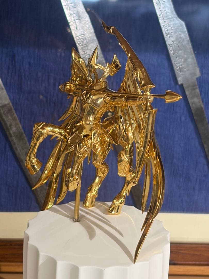 聖闘士星矢 サジタリアスクロス シルバー製　24金メキ