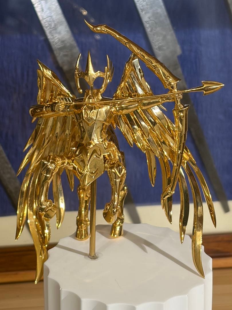 聖闘士星矢 サジタリアスクロス シルバー製　24金メキ