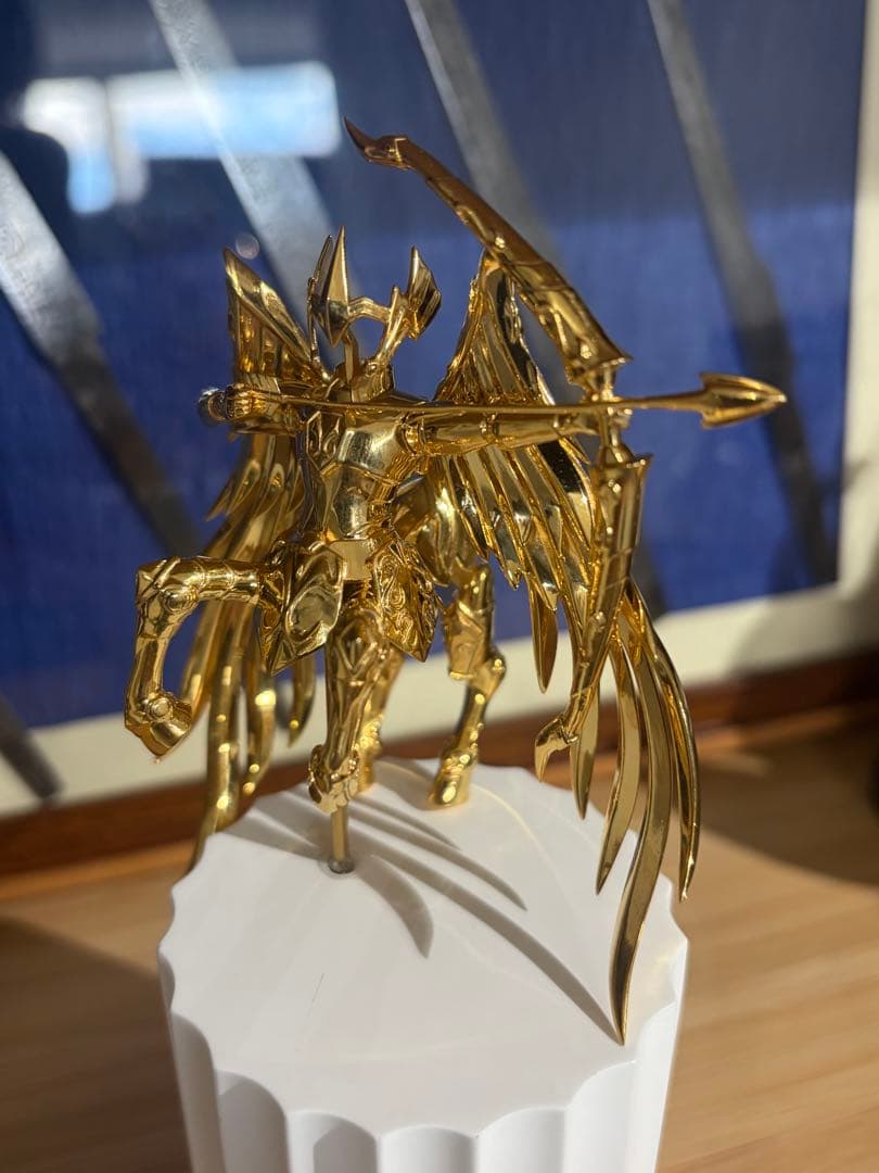 聖闘士星矢 サジタリアスクロス シルバー製　24金メキ