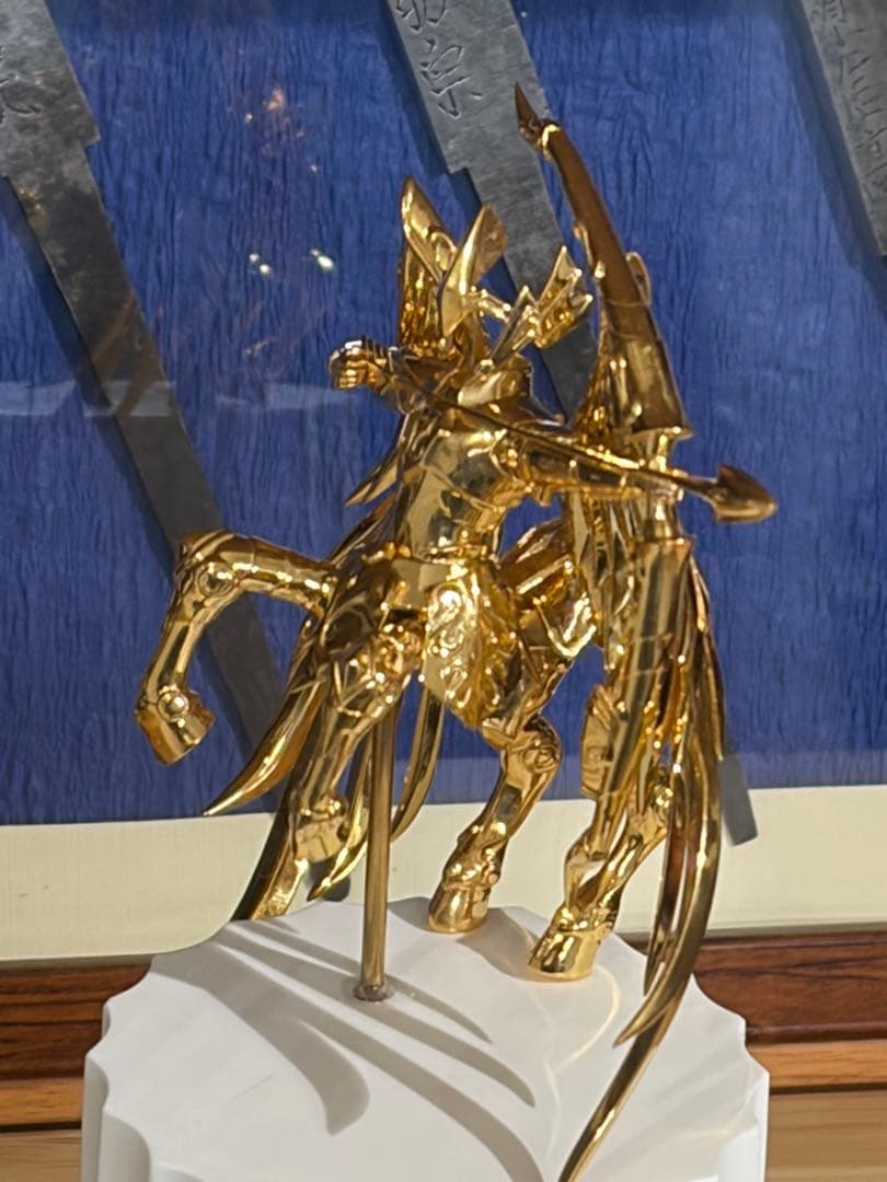 聖闘士星矢 サジタリアスクロス シルバー製　24金メキ
