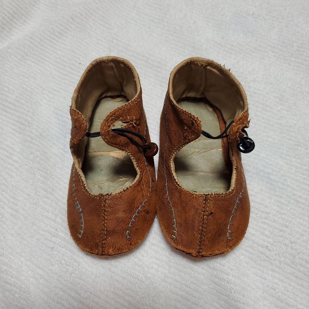 アンティークドール ビスクドール ドールシューズ ベビーシューズ