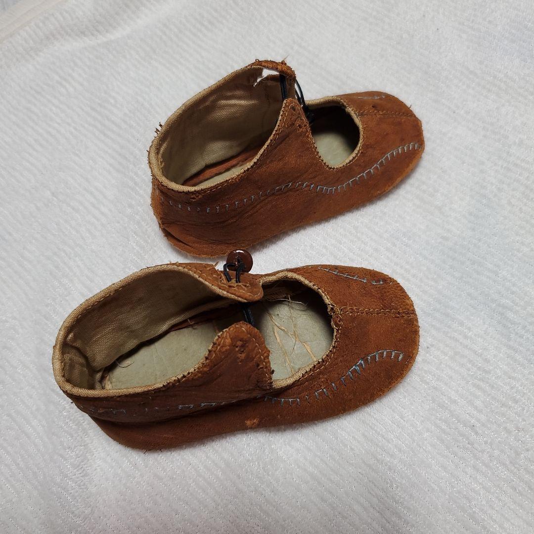 アンティークドール ビスクドール ドールシューズ ベビーシューズ