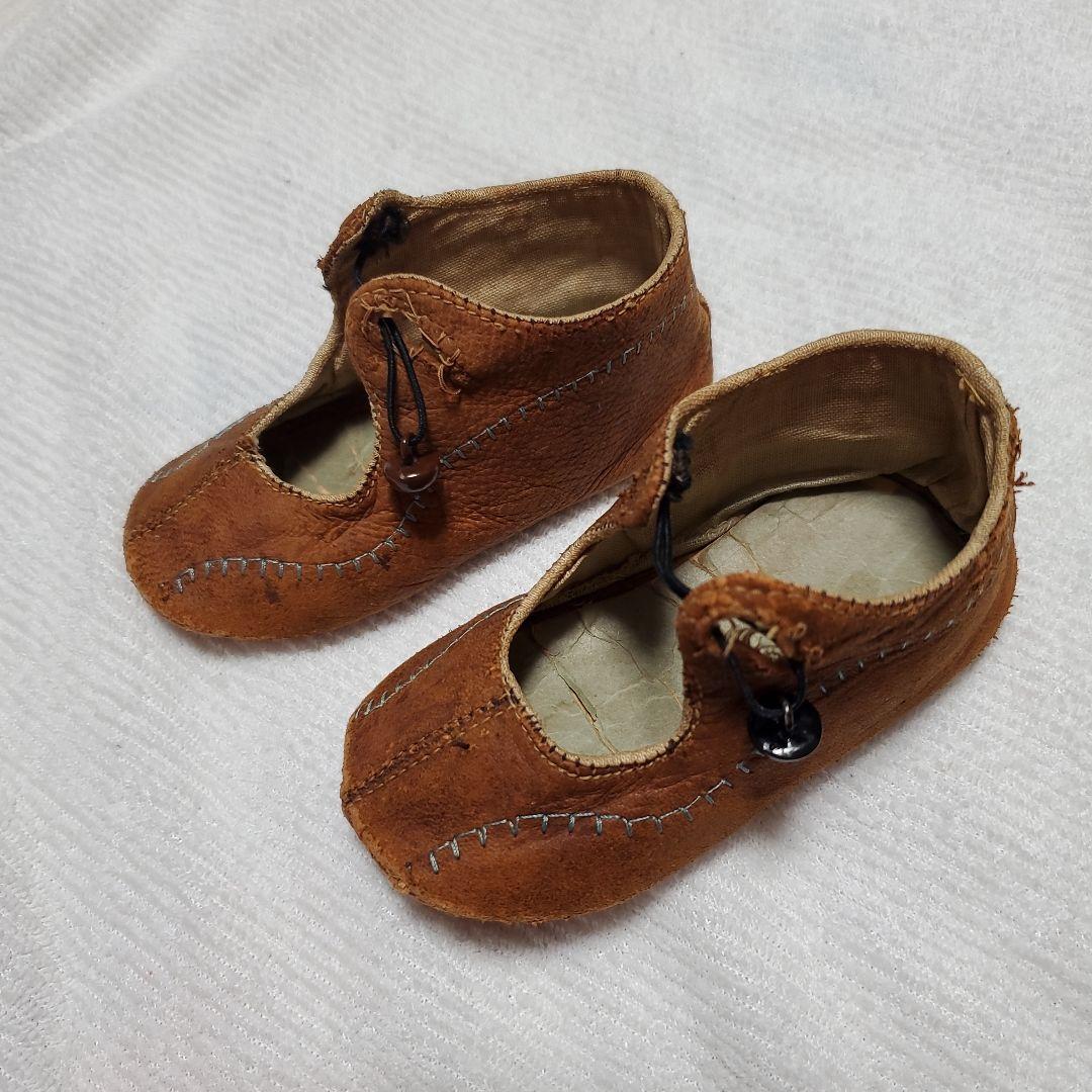 アンティークドール ビスクドール ドールシューズ ベビーシューズ