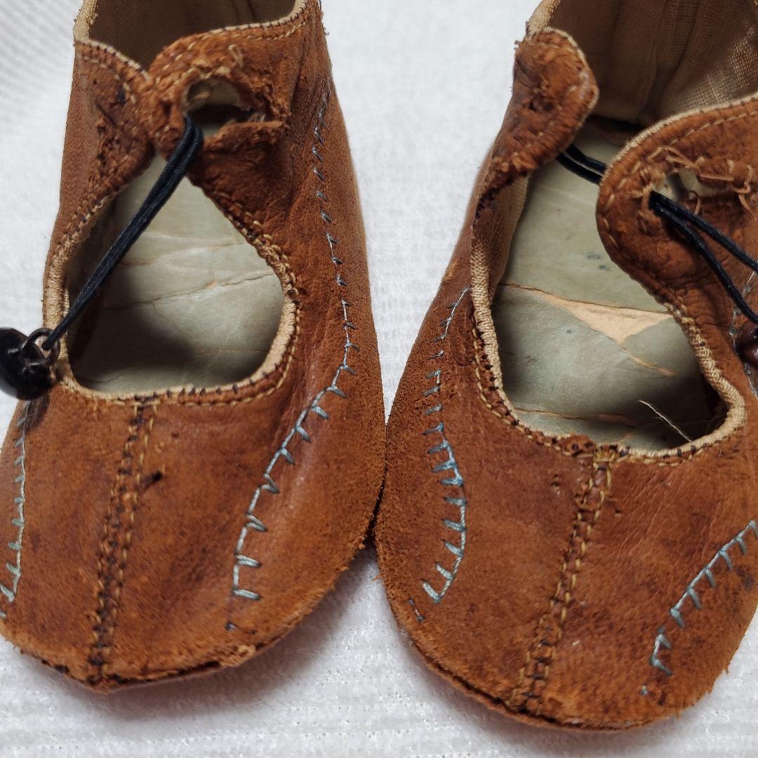 アンティークドール ビスクドール ドールシューズ ベビーシューズ