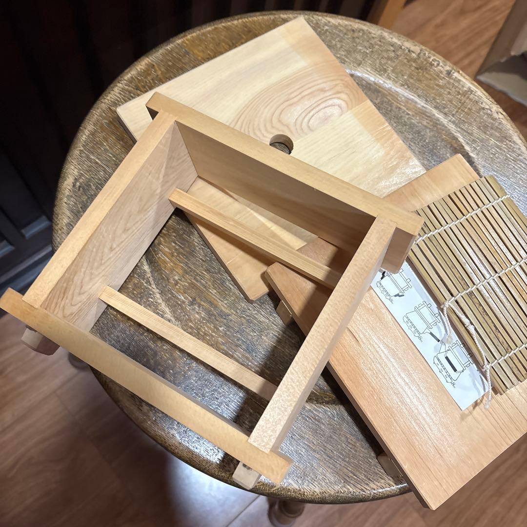 超美品！レア　木製　木曽檜角型セイロ　せいろ　昭和レトロ