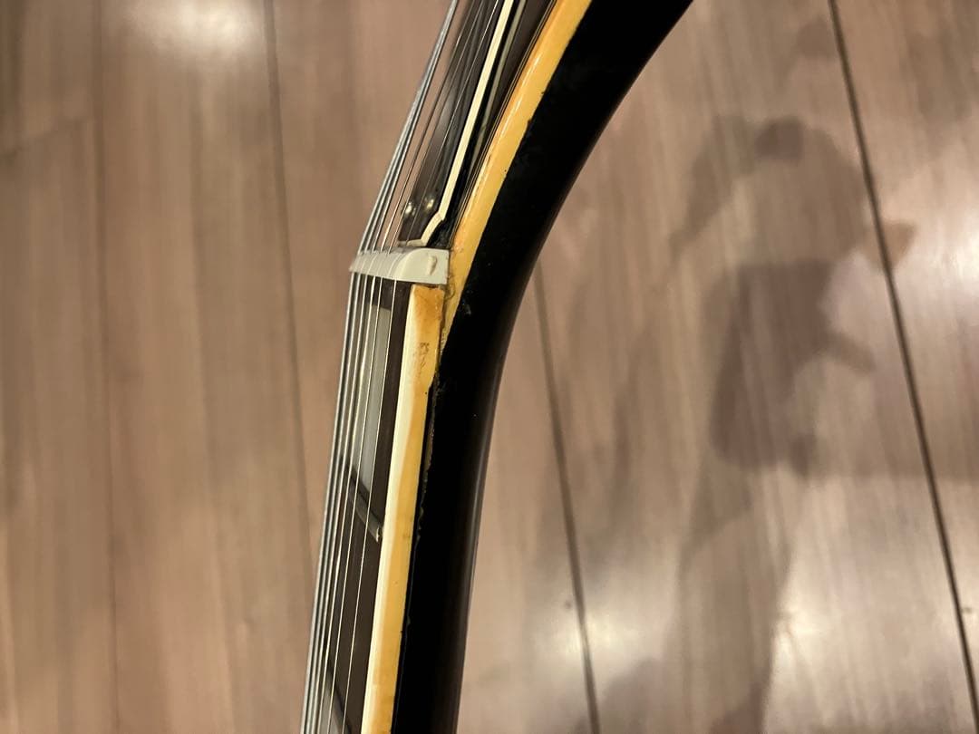 マツモク製 レスポール カスタム 黒 fantom 付属品付！ - メルカリ