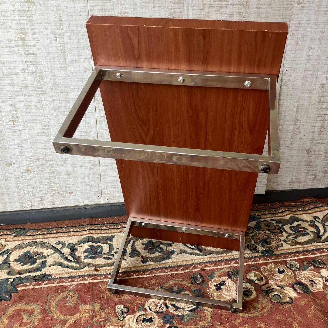 北欧レトロ インダストリアル アイアンフレーム 木製ローテーブルコーヒーテーブル