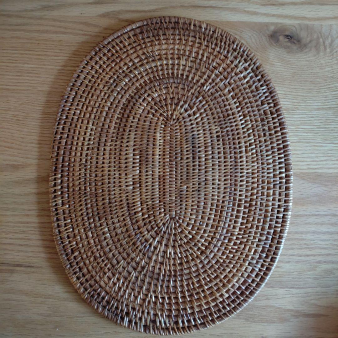 アタ ランチョンマット バリ島 インドネシア 楕円形