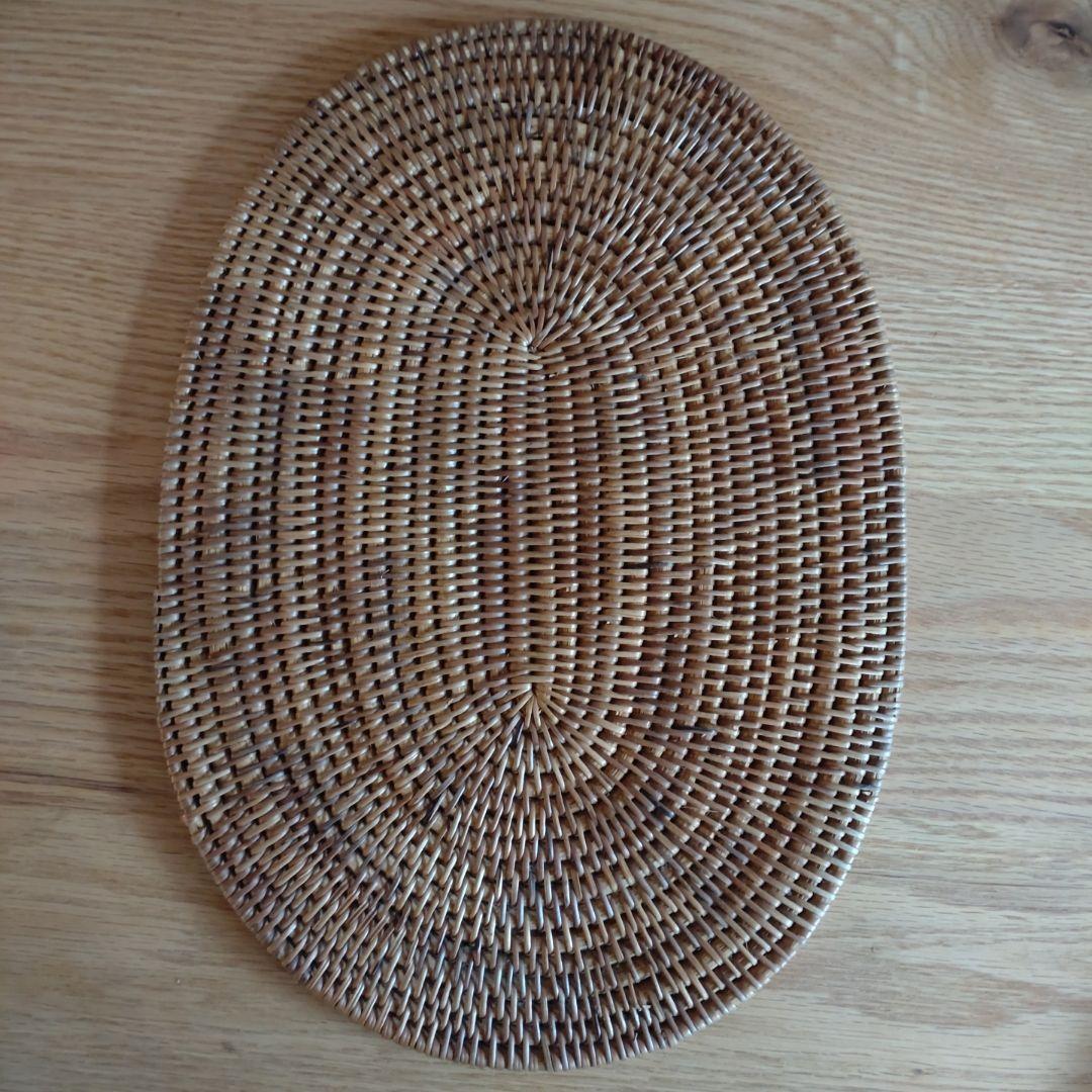 アタ ランチョンマット バリ島 インドネシア 楕円形