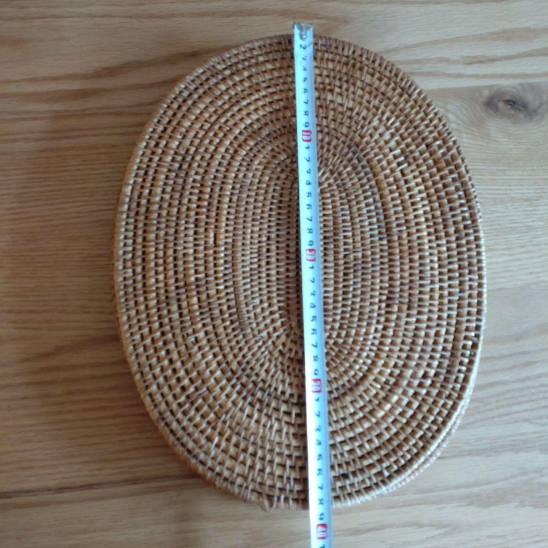 アタ ランチョンマット バリ島 インドネシア 楕円形