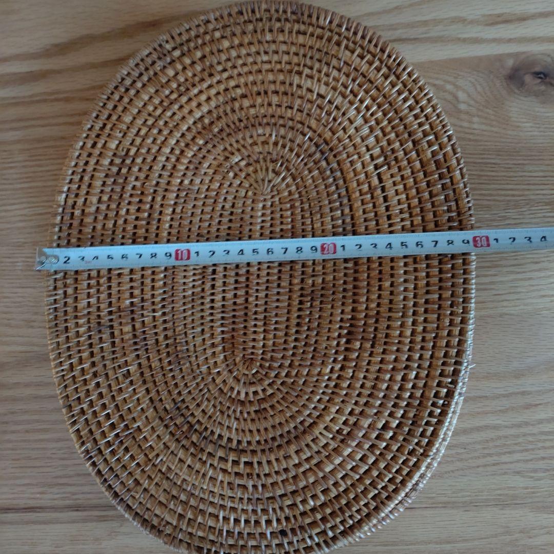 アタ ランチョンマット バリ島 インドネシア 楕円形