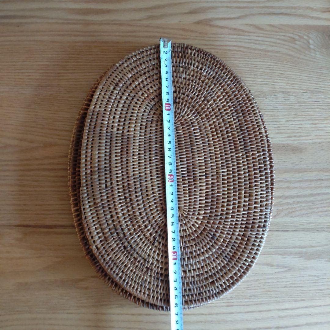 アタ ランチョンマット バリ島 インドネシア 楕円形