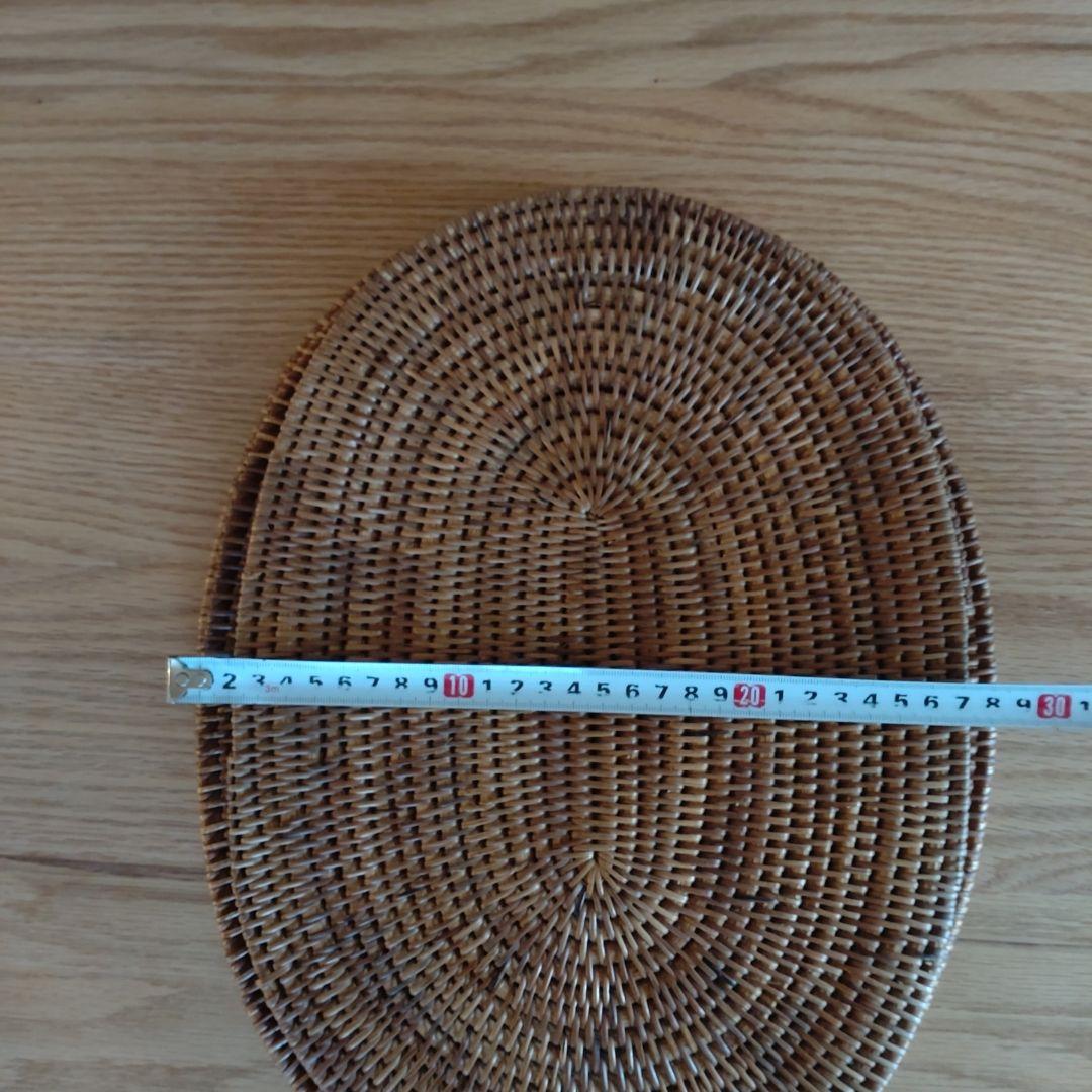 アタ ランチョンマット バリ島 インドネシア 楕円形