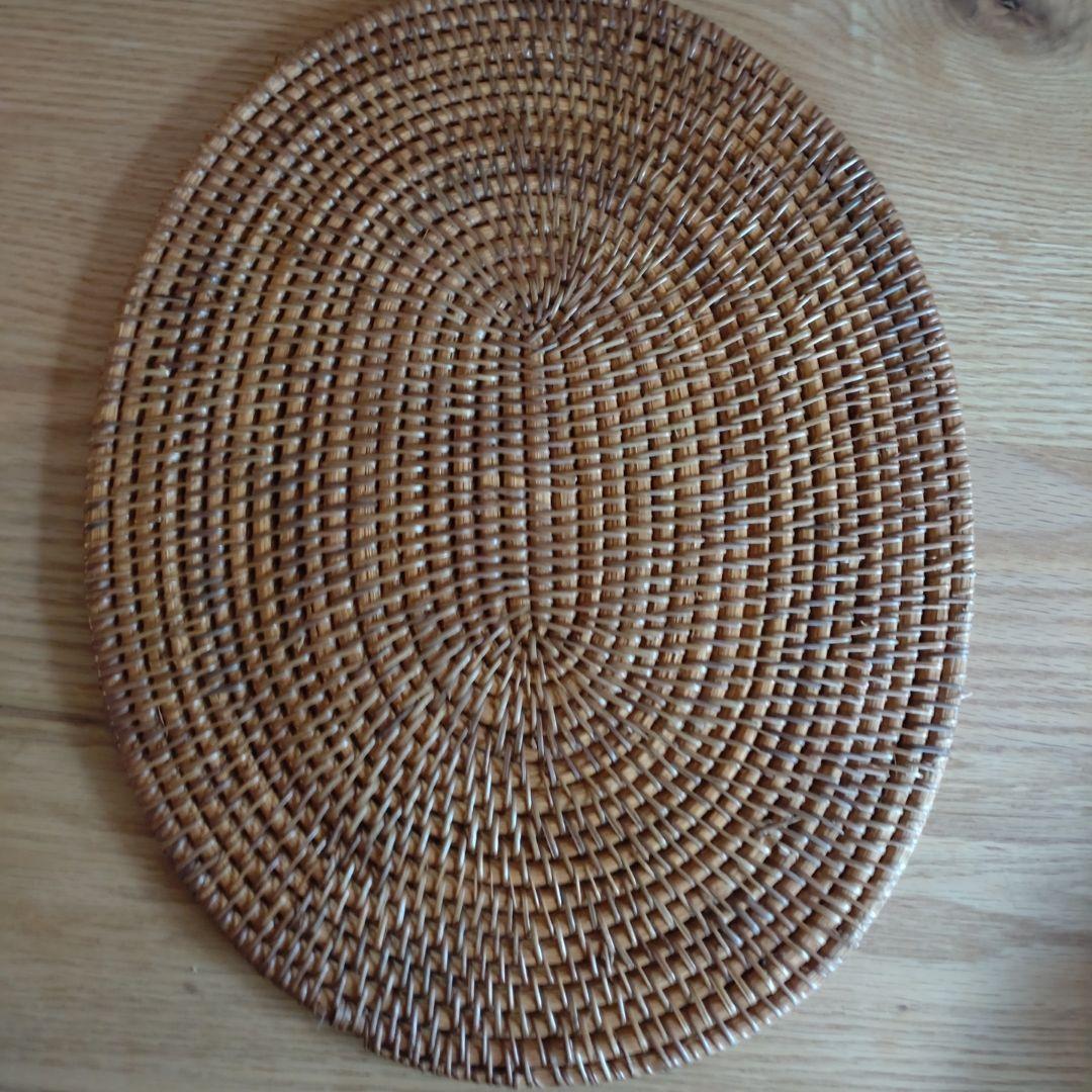 アタ ランチョンマット バリ島 インドネシア 楕円形