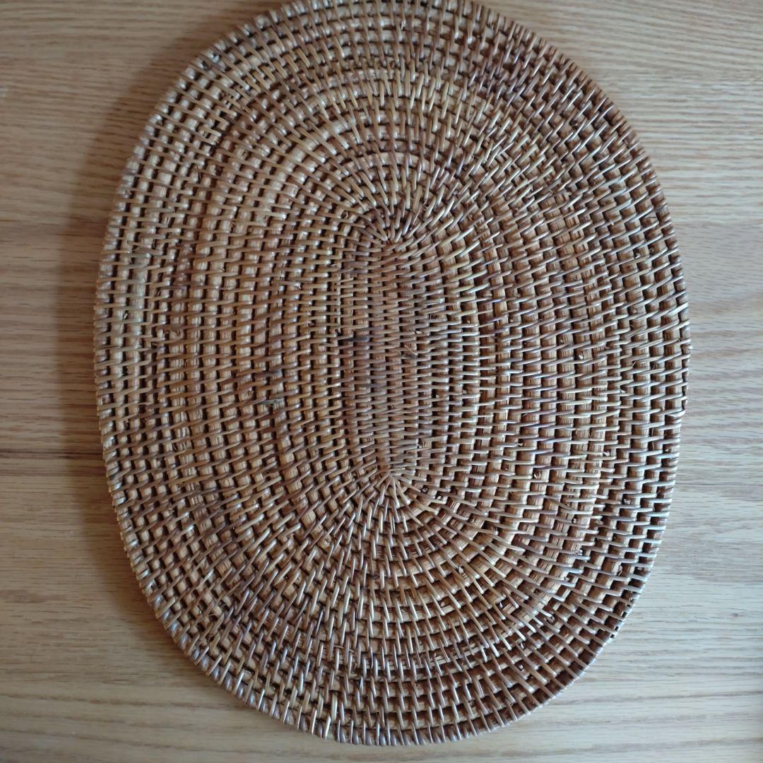 アタ ランチョンマット バリ島 インドネシア 楕円形